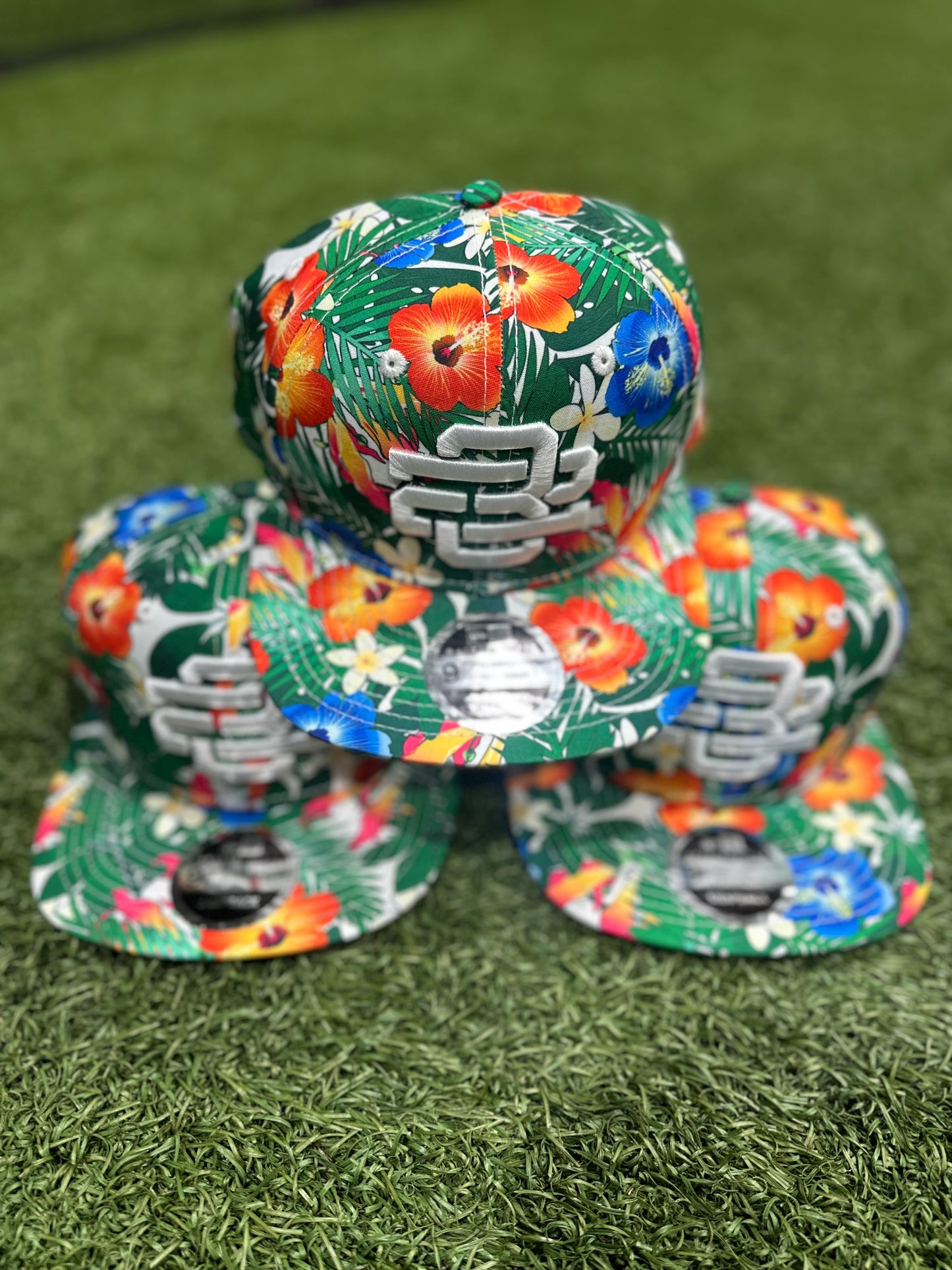 3&2 Baseball New Era Floral Tournament Hats
